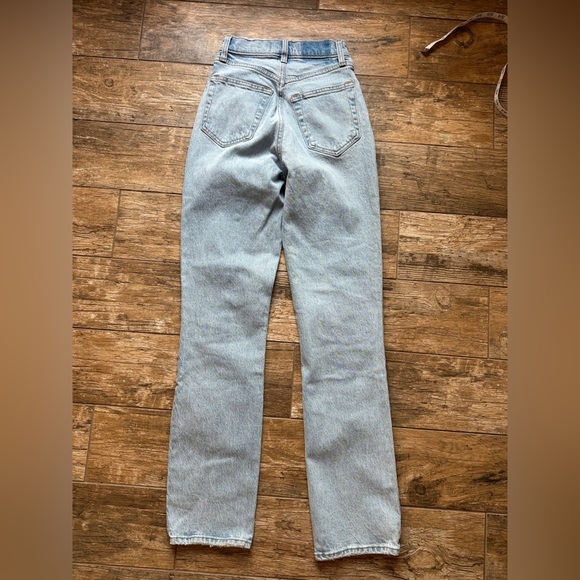 Abercrombie The 90s Straight Ultra High Rise split ankle 23 000R curve love - Picture 7 of 8